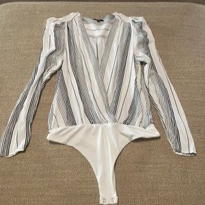 Black and white bodysuit